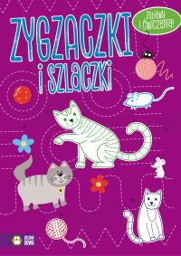Okładka książki Zygzaczki i szlaczki. Fioletowe - uszkodzone