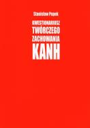 Okładka książki Kwestionariusz twórczego zachowania KANH