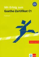 Mit Erfolg zum Goethe-Zertifikat C1 testbuch z płytą. Autor: Hantschel Hans-Jurgen, Krieger Paul. ZdrowePodejscie.pl Okładka książki Mit Erfolg zum Goethe-Zertifikat C1 testbuch z płytą
