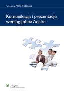 Okładka książki Komunikacja i prezentacje według Johna Adaira