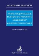Okładka książki Model racjonalizacji dostępu do produktu leczniczego