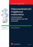 Odpowiedzialność majątkowa małżonków i przymusowe dochodzenie od nich roszczeń. Autor: Pokora Andrzej. ZdrowePodejscie.pl Okładka książki Odpowiedzialność majątkowa małżonków i przymusowe dochodzenie od nich roszczeń