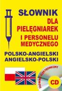 Słownik dla pielęgniarek pol-ang,ang-pol + CD. Autor: Gordon Jacek. ZdrowePodejscie.pl Okładka książki Słownik dla pielęgniarek pol-ang,ang-pol + CD