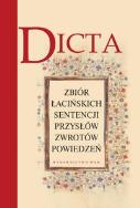 Okładka książki Dicta zbiór łacińskich sentencji przysłów zwrotów powiedzeń