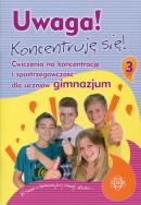 Uwaga Koncentruję się!. Autor: Hinz Magdalena. ZdrowePodejscie.pl Okładka książki Uwaga Koncentruję się!