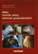 Atlas chorób skóry zwierząt gospodarskich. Autor: Scott Danny W.. ZdrowePodejscie.pl Okładka książki Atlas chorób skóry zwierząt gospodarskich