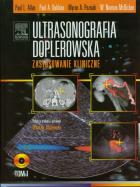 Okładka książki Ultrasonografia doplerowska Zastosowanie kliniczne Tom 1 z płytą DVD