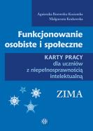 Funkcjonowanie osobiste i społeczne - Zima KP. Autor: Agnieszka Borowska-Kociemba, Małgorzata Krukowska. ZdrowePodejscie.pl Okładka książki Funkcjonowanie osobiste i społeczne - Zima KP