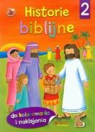 Okładka książki Historie biblijne 2 Do kolorowania i naklejania