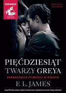 Pięćdziesiąt twarzy Greya okł. Filmowa audiobook. Autor: E. L. James. ZdrowePodejscie.pl Okładka książki Pięćdziesiąt twarzy Greya okł. Filmowa audiobook