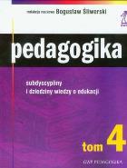 Okładka książki Pedagogika T.4 Subdyscypliny i dziedziny wiedzy...