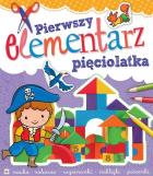 Pierwszy elementarz 5 latka. Autor: Bator Agnieszka. ZdrowePodejscie.pl Okładka książki Pierwszy elementarz 5 latka