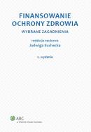 Okładka książki Finansowanie ochrony zdrowia
