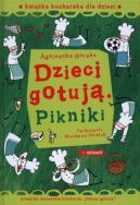 Dzieci gotują Pikniki. Autor: Górska Agnieszka. ZdrowePodejscie.pl Okładka książki Dzieci gotują Pikniki