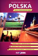 Atlas z przewodnikiem kibica Polska 1:800 000. Autor: EURO 2012. ZdrowePodejscie.pl Okładka książki Atlas z przewodnikiem kibica Polska 1:800 000