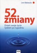 Okładka książki 52 zmiany. Zmień swoje życie tydzień po tygodniu