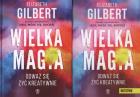 Wielka magia Edycja specjalna + notatnik. Autor: Elizabeth Gilbert. ZdrowePodejscie.pl Okładka książki Wielka magia Edycja specjalna + notatnik