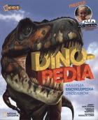 Dinopedia. Najlepsza encyklopedia dinoz. BR w. II. Autor: Lessem „Dino” Don. ZdrowePodejscie.pl Okładka książki Dinopedia. Najlepsza encyklopedia dinoz. BR w. II