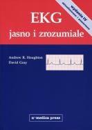 EKG jasno i zrozumiale. Autor: Houghton Andrew R., Gray David. ZdrowePodejscie.pl Okładka książki EKG jasno i zrozumiale