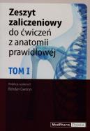 Opakowanie Zeszyt zaliczeniowy do ćwiczeń z anatomii prawidłowej Tom 1