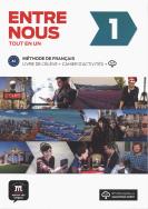 Entre nous 1 Podręcznik z ćwiczeniami + 2CD. Autor: Opracowanie zbiorowe. ZdrowePodejscie.pl Okładka książki Entre nous 1 Podręcznik z ćwiczeniami + 2CD