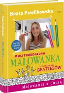 Malowanka piosenki Beatlesów. Autor: Beata Pawlikowska. ZdrowePodejscie.pl Okładka książki Malowanka piosenki Beatlesów