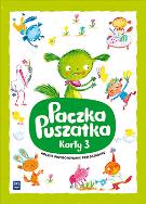 Okładka książki Paczka Puszatka. Karty pracy. Roczne przygotowanie przedszko