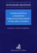 Okładka książki Rozkład pożycia a możliwość pojednania małżonków w procesie o rozwód