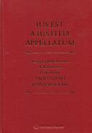 Okładka książki Lus est a iustitia appellatum