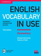 Okładka książki English Vocabulary in Use Elementary with answers and ebook with audio
