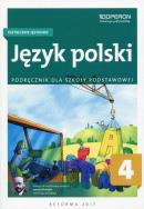 Okładka książki Język polski SP 4. Kształc. językowe. Podr. OPERON