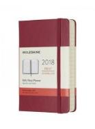 Opakowanie Kalendarz dzienny 12MP tw. bordowy MOLESKINE