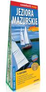 Jeziora Mazurskie 2-częściowa laminowana mapa żeglarska 1:60 000. Autor: praca zbiorowa. ZdrowePodejscie.pl Okładka książki Jeziora Mazurskie 2-częściowa laminowana mapa żeglarska 1:60 000