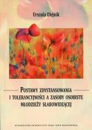 Postawy zdystansowania i tolerancyjności a.... Autor: Urszula Olejnik. ZdrowePodejscie.pl Okładka książki Postawy zdystansowania i tolerancyjności a...