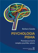Psychologia pisma. Autor: Gawda Barbara. ZdrowePodejscie.pl Okładka książki Psychologia pisma
