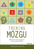 Okładka książki TRENING MÓZGU 50 ZADAŃ WZMACNIAJĄCYCH LEWĄ I PRAWĄ PÓŁKULĘ