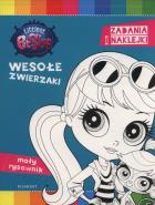 Okładka książki Littlest Pet Shop. Wesołe zwierzaki. Mały rysownik z naklejk