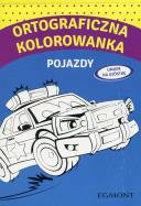 Okładka książki Ortograficzna kolorowanka Pojazdy