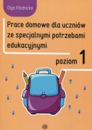 Okładka książki Prace domowe dla uczniów ze specjalnymi.. Poziom 1