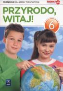 Przyrodo witaj 6 Podręcznik. Autor: Gromek Ewa, Kłos Ewa, Kofta Wawrzyniec. ZdrowePodejscie.pl Okładka książki Przyrodo witaj 6 Podręcznik