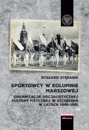 Okładka książki Sportowcy w marszowej kolumnie