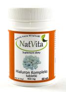 Zdjęcie produktu NatVita Hialuron kompleks 400mg 60tab