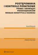 Okładka książki Postępowania i kontrole podatkowe