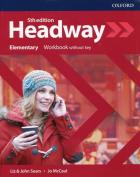 Headway 5E Elementary WB without key OXFORD. Autor: Liz and John Soars, Jo McCall. ZdrowePodejscie.pl Okładka książki Headway 5E Elementary WB without key OXFORD