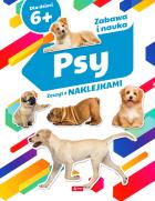 Okładka książki PSY ZESZYT Z NAKLEJKAMI
