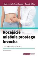 Rozejście mięśnia prostego brzucha. Autor: Jachacz-Łopata Małgorzata, Milka Daniela. ZdrowePodejscie.pl Okładka książki Rozejście mięśnia prostego brzucha