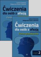 Okładka książki Ćw. dla osób z afazją. Formy gram. cz.1-2 komplet