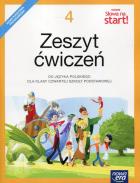 Okładka książki J.Polski SP 4 Nowe Słowa na start! ćw NE