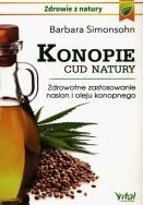Konopie cud natury. Autor: Barbara Simonsohn. ZdrowePodejscie.pl Okładka książki Konopie cud natury