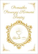 Okładka książki PAMIĄTKA PIERWSZEJ KOMUNII ŚWIĘTEJ